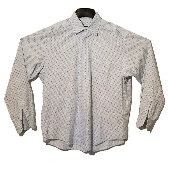 Bugatchi Uomo Men's Large Dress Casual Cotton Long Sleeve Button Down - Picture 1 of 12